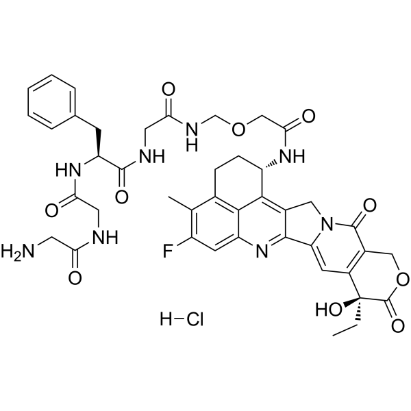 Gly-Gly-Phe-Gly-NH-O-CO-Exatecan hydrochloride